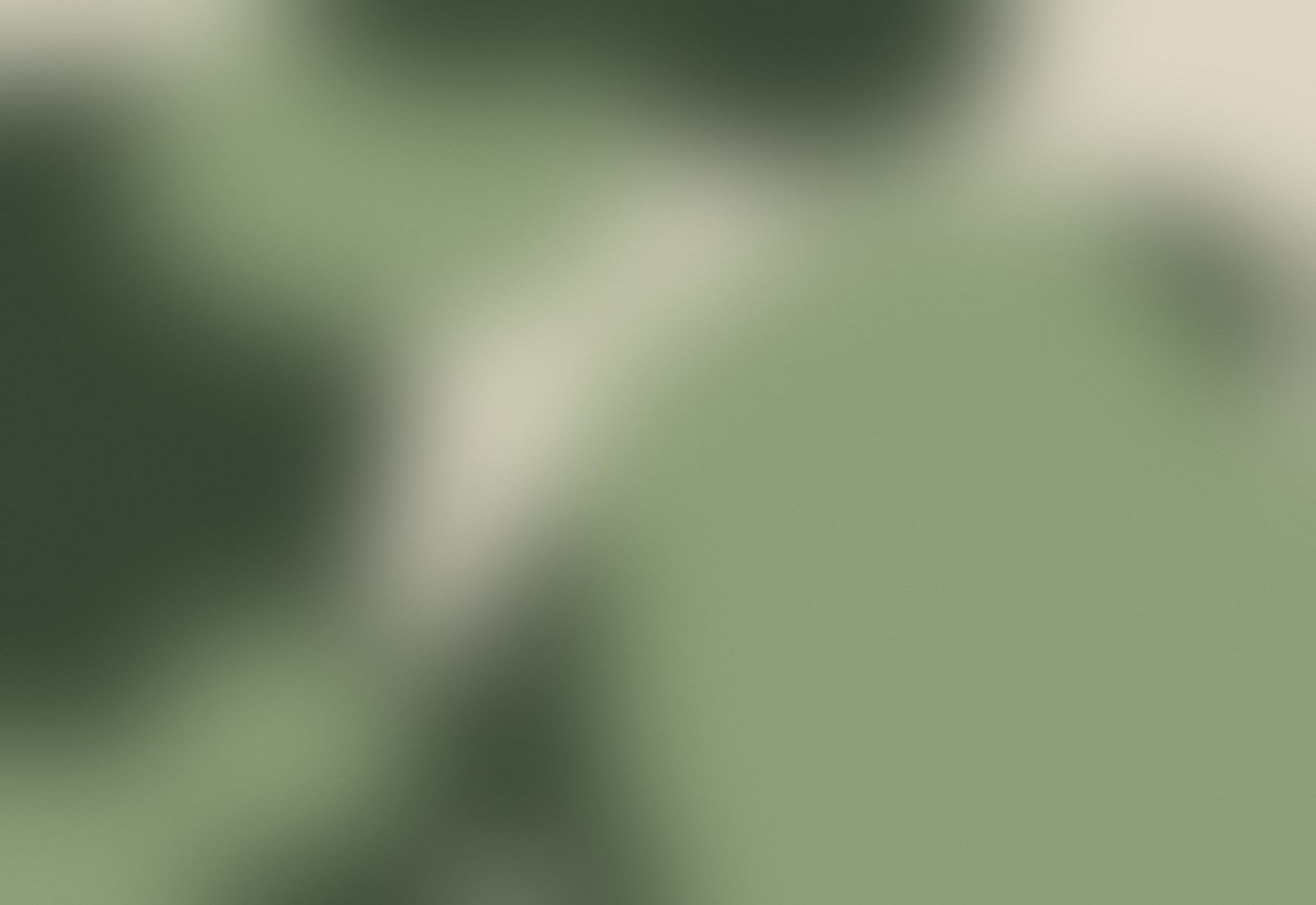 Boutique hotel lobby in deep green and linen