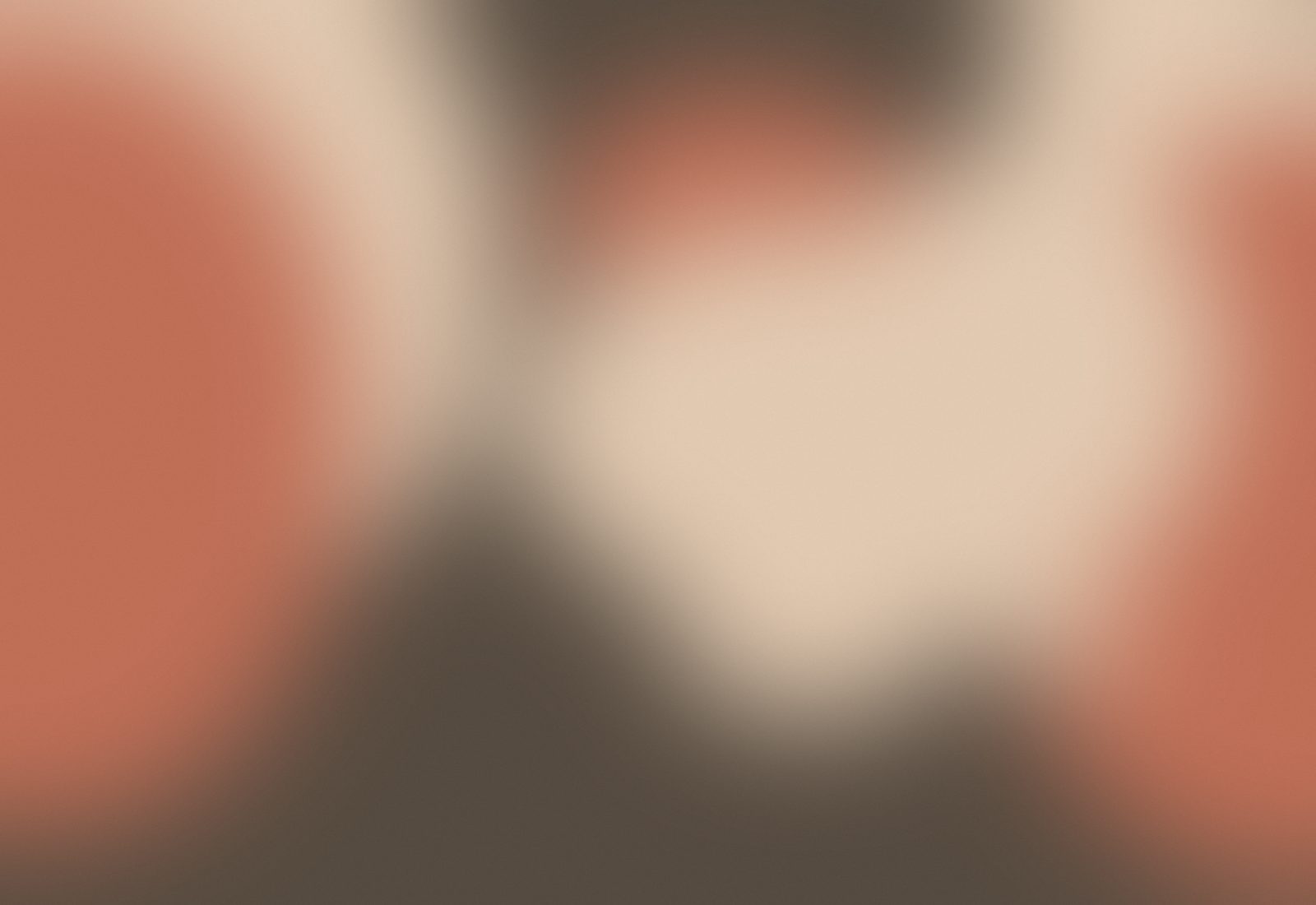 Café interior in terracotta